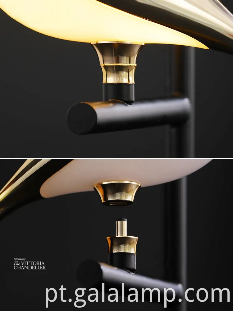 Lâmpada de parede liderada por pássaro de pega nórdica para decoração do quarto